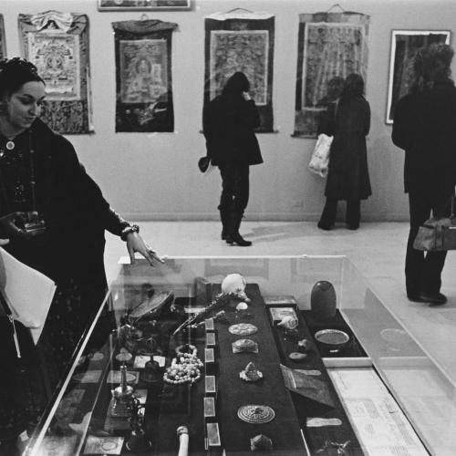 Photographic Materials depicts: Reception photos with installation