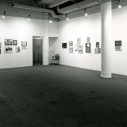 Photographic Materials, Digital Files depicts: artworks installed in gallery