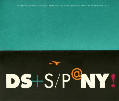 Announcements and invitations depicts: Cover for announcement for Deborah Sussman Masters Series exhibition
