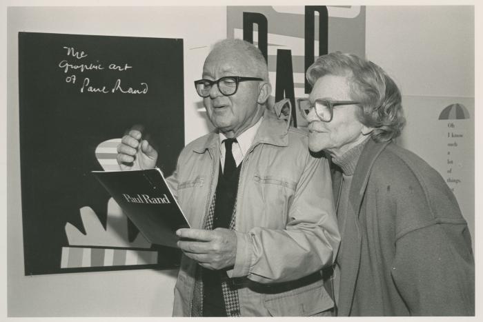 Photographic Materials depicts: Paul and Marion Rand 
