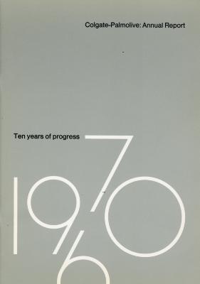 Annual Reports and Corporate Communications depicts: 1960 is typed out with the 6 moving off the page and being replaced by a 7, making the year 1970 instead 