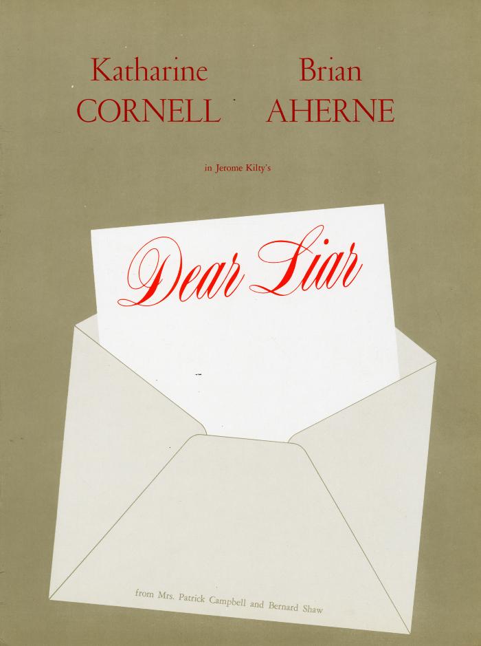 Programs depicts: Illustration of a letter sticking out of an envelope, the letter says "Dear Liar" in red cursive 