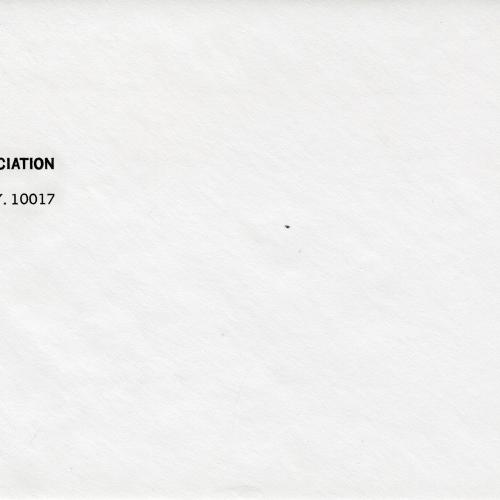 Letterheads/Stationery, Logos and identities depicts: On the header of an envelope is a large white lower case "A" followed by "The Aluminum Association" 
