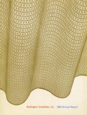 Annual Reports and Corporate Communications depicts: The bottom of a green lace curtain 