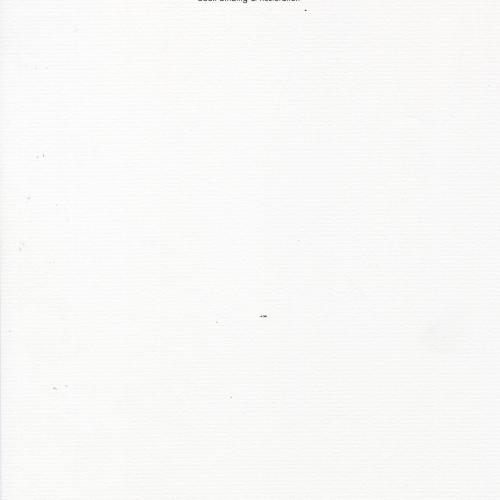 Letterheads/Stationery depicts: Letterhead with an illustration of a hand holding a notecard with a curly decorative sort of a demon head with a red tongue