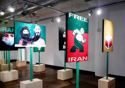 Photographic Materials, Digital Files depicts: exhibition installation photograph