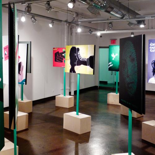 Photographic Materials, Digital Files depicts: exhibition installation photograph