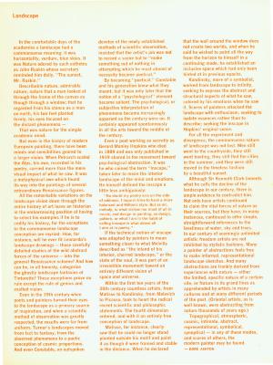 Artists' statements depicts: Exhibition statement in three columns of orange text 