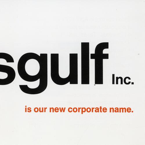 Announcements and invitations depicts: "Texasgulf inc is our new corporate name" printed largely, to the right is a block of text 