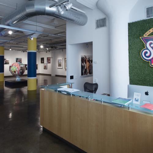 Announcements and invitations, Digital Files depicts: exhibition installation photograph