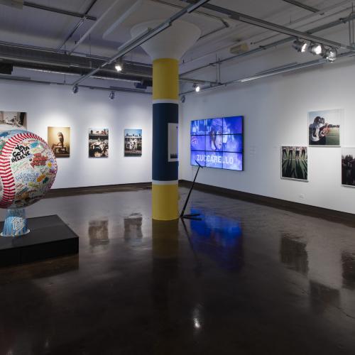 Announcements and invitations, Digital Files depicts: exhibition installation photograph