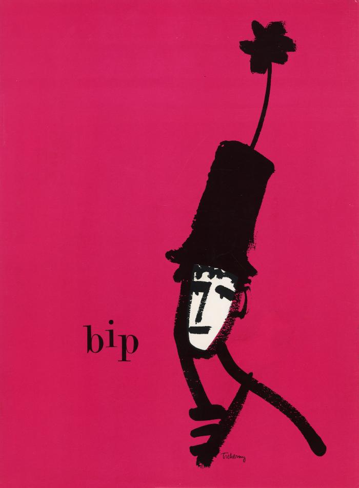 Programs depicts: Minimal illustration of a man with a top hat, a flower comes out of the top of the hat 