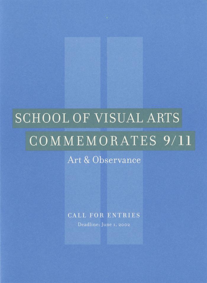 Announcements and invitations depicts: call for entries