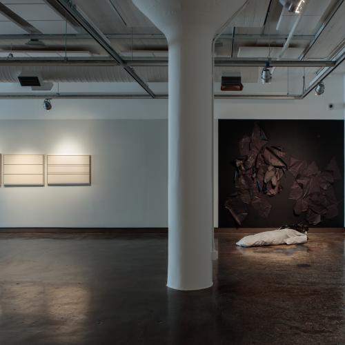 Digital Files, Photographic Materials depicts: exhibition installation photo