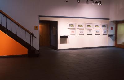 Photographic Materials depicts: Photographs of interior of gallery during Once Upon a Time exhibitions