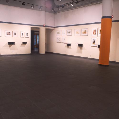 Photographic Materials depicts: Photographs of interior of gallery during Once Upon a Time exhibitions