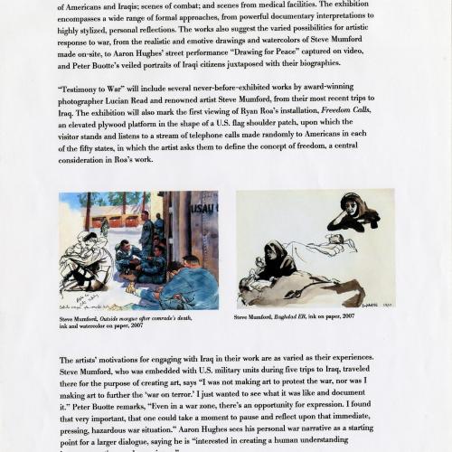 Press Releases depicts: typed press release