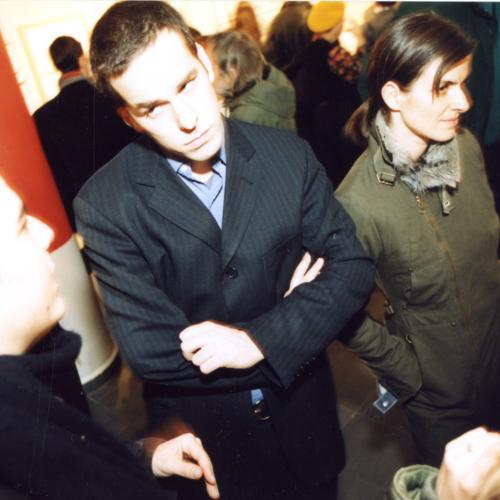 Photographic Materials depicts: guests in gallery at reception