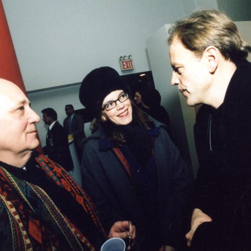 Photographic Materials depicts: Guests at gallery reception