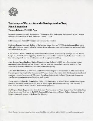 Press Releases depicts: typed press release