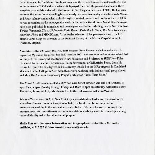 Press Releases depicts: typed press release