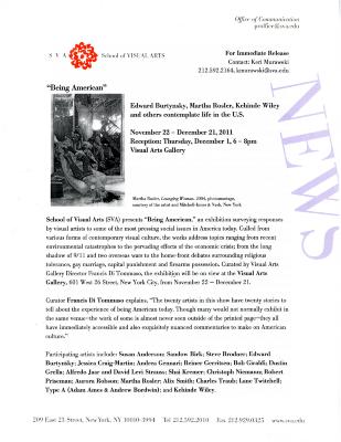 Press Releases depicts: page 1 of typed press release