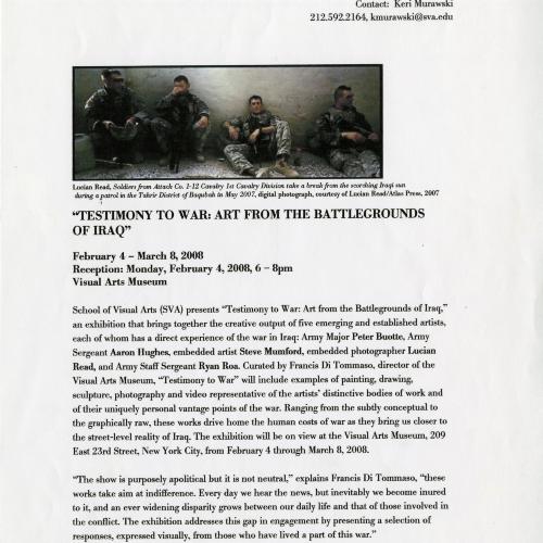 Press Releases depicts: typed press release