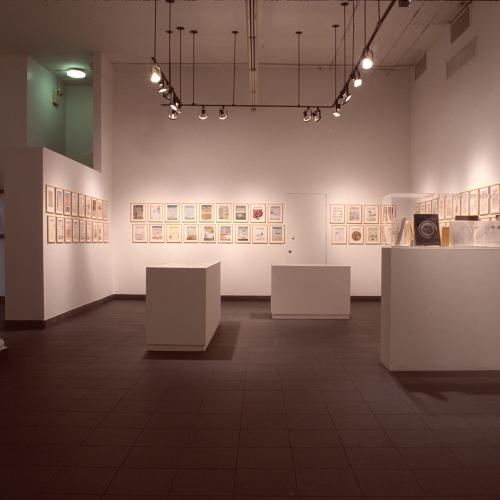 Photographic Materials depicts: photographs of interior of gallery during Steinberg show