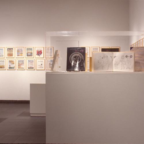 Photographic Materials depicts: photographs of interior of gallery during Steinberg show