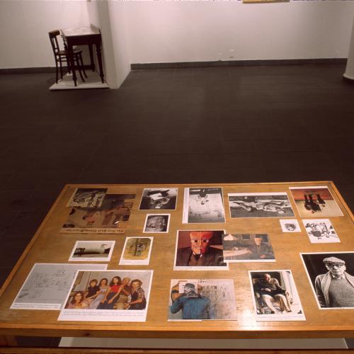 Photographic Materials depicts: photographs of interior of gallery during Steinberg show