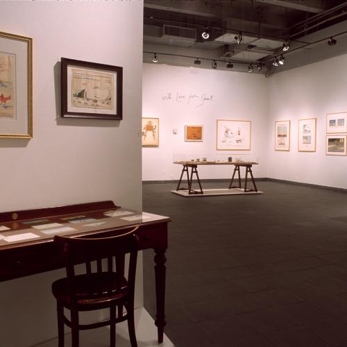 Photographic Materials depicts: photographs of interior of gallery during Steinberg show