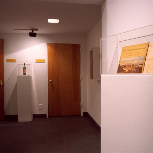 Photographic Materials depicts: photographs of interior of gallery during Steinberg show