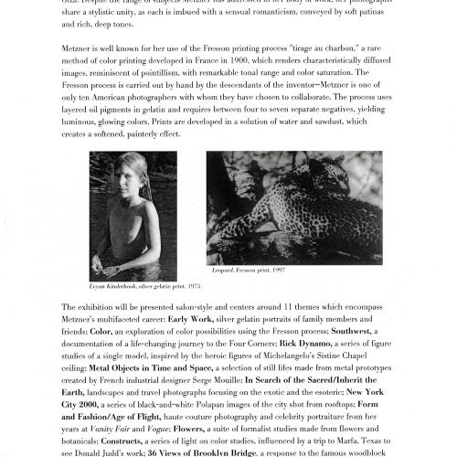 Press Releases depicts: typed press release, page 2 or 3