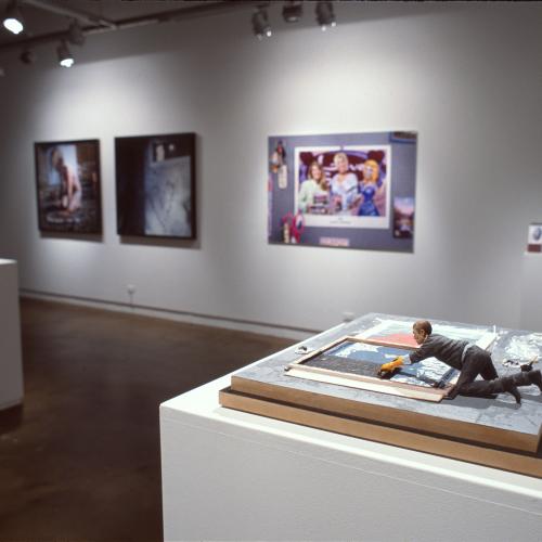 Photographic Materials depicts: photograph of gallery with artworks installed