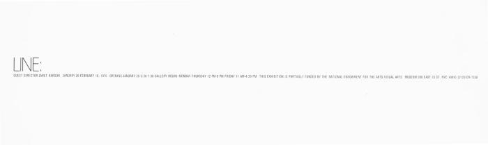Posters depicts: Information about the exhibtiion displayed in horizontal line across page