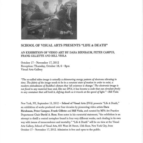 Press Releases depicts: typed press release