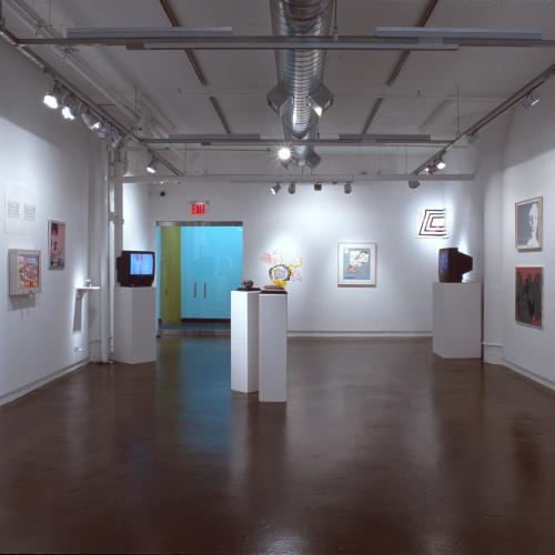 Photographic Materials depicts: photograph of gallery with artworks installed