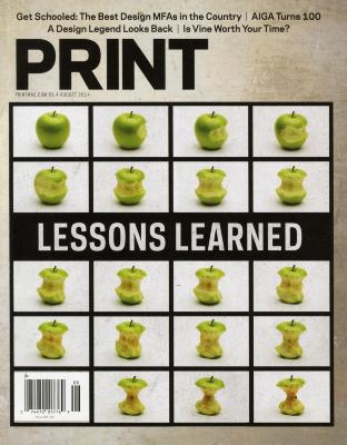 Serial Publications depicts: Many frames of a green apple being eaten bite by bite 