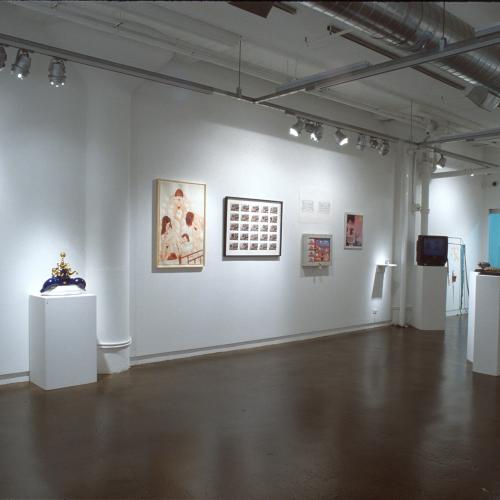 Photographic Materials depicts: photograph of gallery with artworks installed