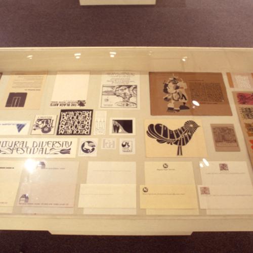 Photographic Materials depicts: exhibited objects and images in situ