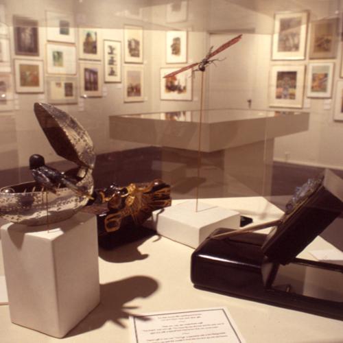 Photographic Materials depicts: exhibited objects and images in situ