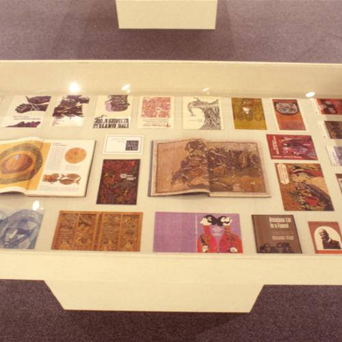 Photographic Materials depicts: exhibited objects and images in situ