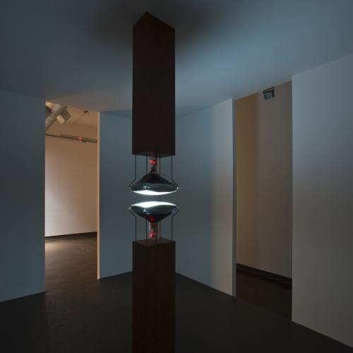 Photographic Materials depicts: artworks installed in gallery
