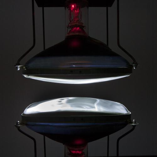 Photographic Materials depicts: artworks installed in gallery