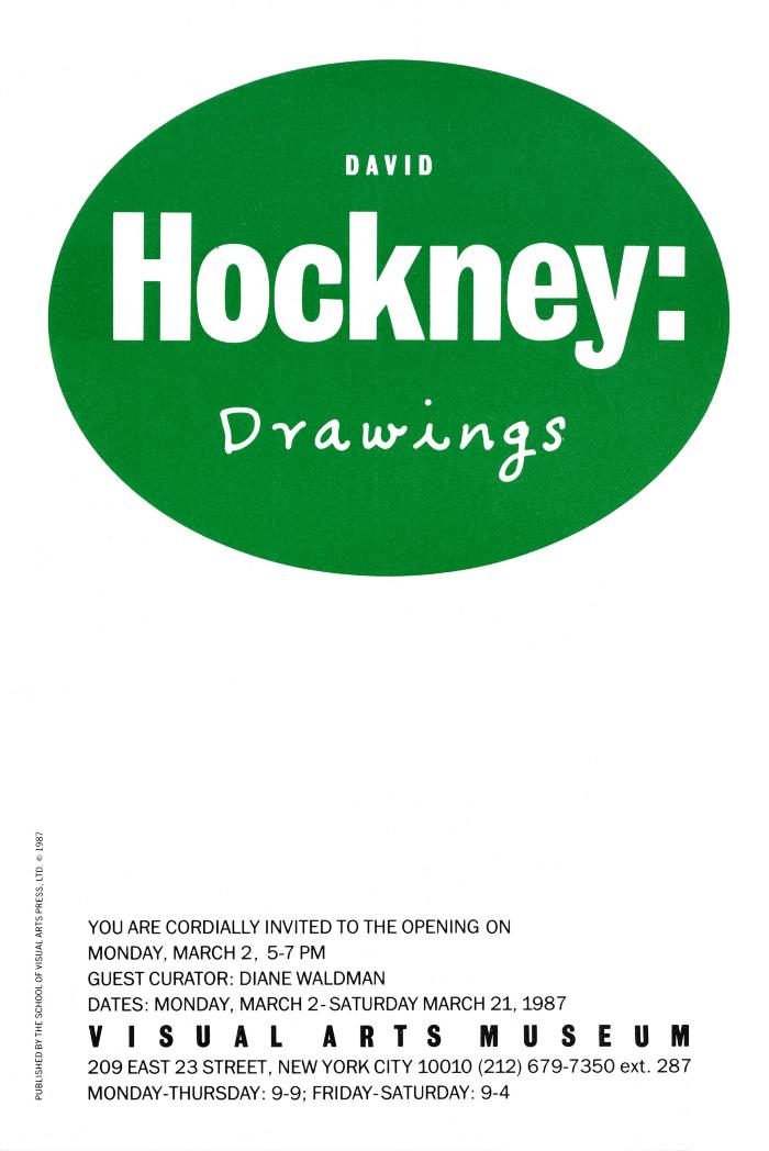 Announcements and invitations depicts: Exhibition announcement
