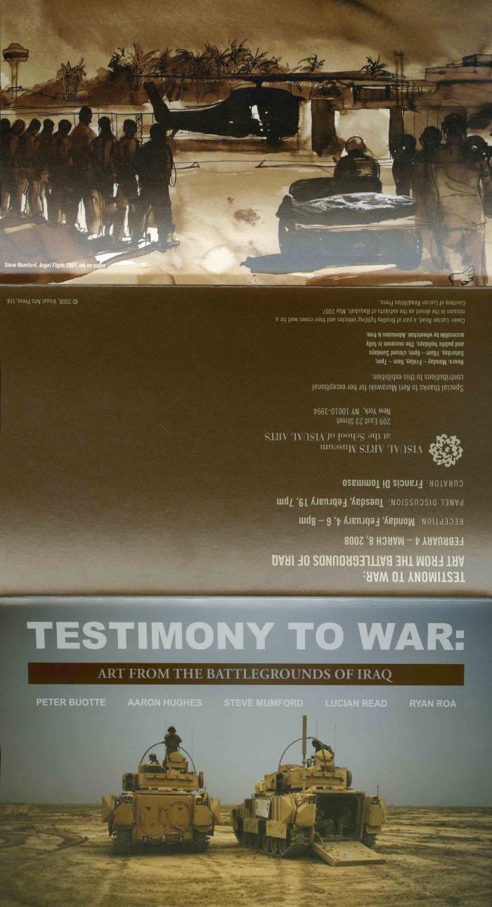 Prints depicts: exterior of trifold announcement