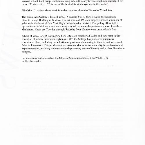 Press Releases depicts: typed press release