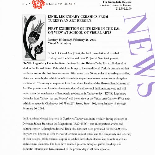 Press Releases depicts: page 1 of typed press release