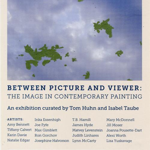 Announcements and invitations depicts: front of exhibition announcement