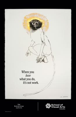 Posters depicts: monkey with golden halo